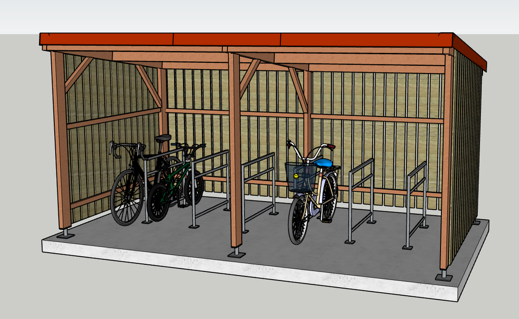 Abri vélo 12 places