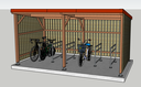 Abri vélo 12 places