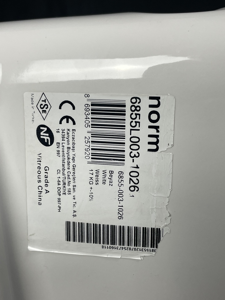 CUVETTE WC SUSPENDUE VITRA NORMUS (avec bride)