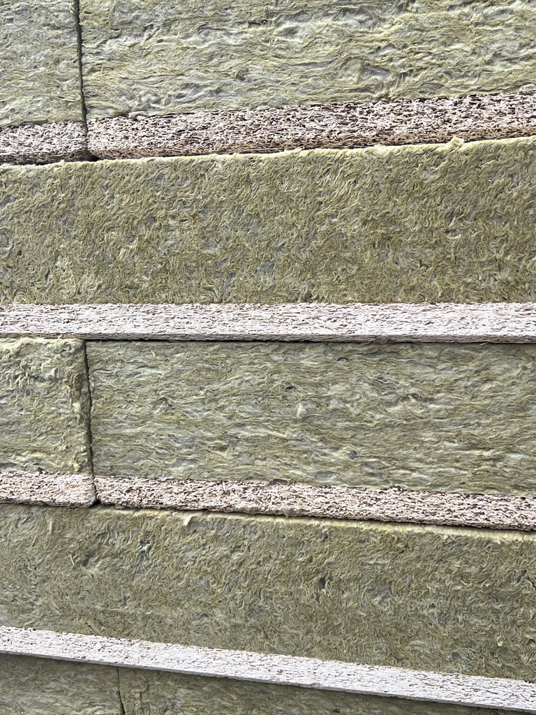 isolant laine de roche / fibre de bois