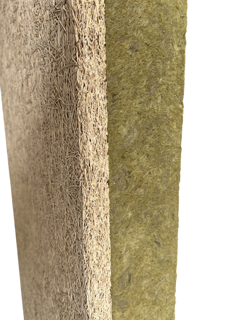 n fibre de bois :  dalle en laine de roche - focus.webp