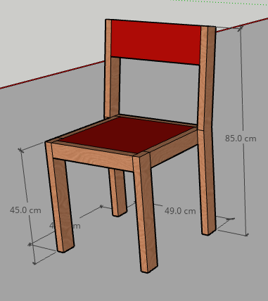 CHAISE LPC ( modèle S )