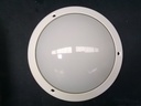 Hublot blanc Ø 296mm verre lampe fluo 18W Sarlam 514620