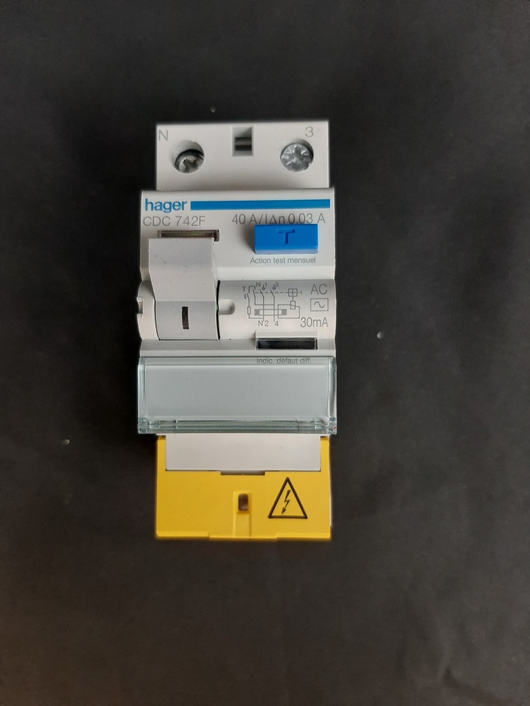 Interrupteur différentiel 25mA 40mA 63mA