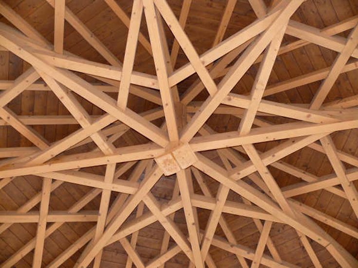 Bois de charpente de réemploi