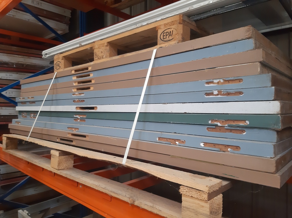 PORTE BOIS SANS BÂTI ÂME PLEINE (103cm, 200, poussant D)