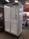 Cabine de douche PMR PVC blanche Marque IDHRA