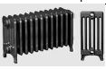 RADIATEUR FONTE 6 COLONNES ÉLECTRIQUE (Noir, Gris, 900 W)