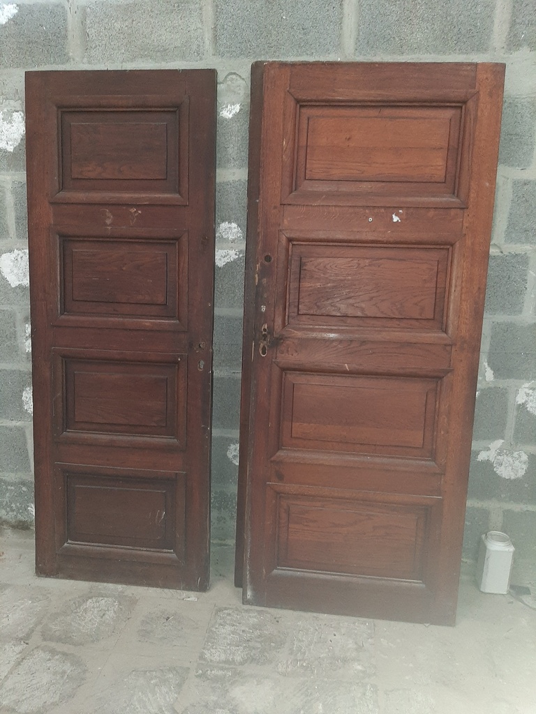 Porte palière chêne 1950 (805, 1995, poussant D)