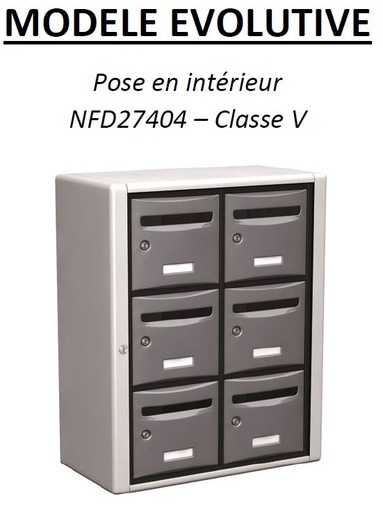 Bloc BAL acier blanc 3*5