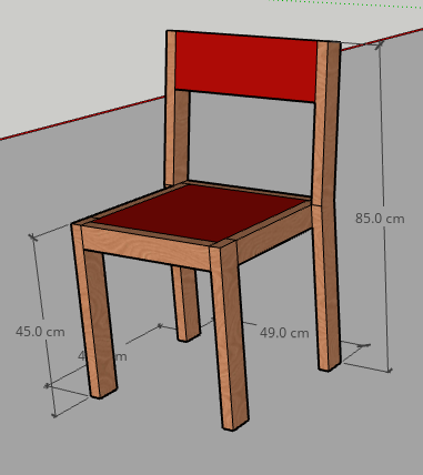 Chaise LPC modèle S